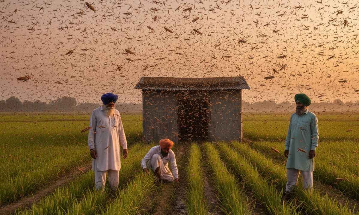 Paddy Crop ’ਤੇ Brown Locust Attack, PAU ਵੱਲੋਂ ਰੋਕਥਾਮ ਲਈ ਸੁਝਾਅ